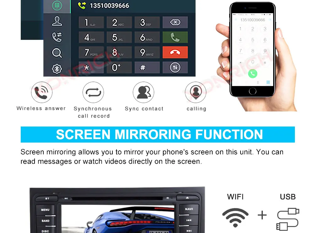 Sale 2 Din Android Car Stereo Car Multimedia Player for Audi 2010 A4 S4 B6 B7 RS4 8E 8H 8F B9 Seat Exeo GPS DVD AutoRadio BT 9