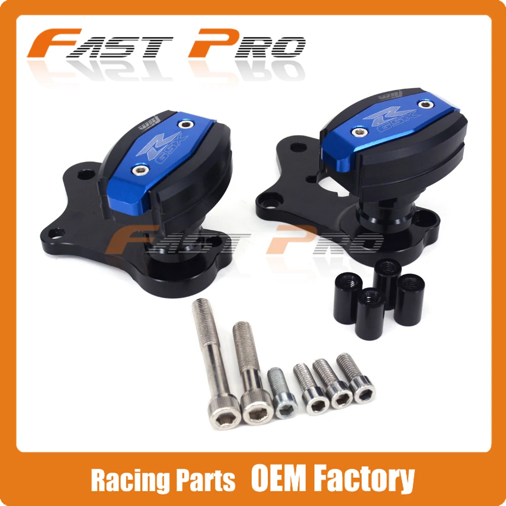 

CNC Aluminum Frame Crash Pad Slider Falling Protector Guard For GSXR600 GSXR750 2006-2014 06 07 08 09 10 11 12 13 14 Motorcycle