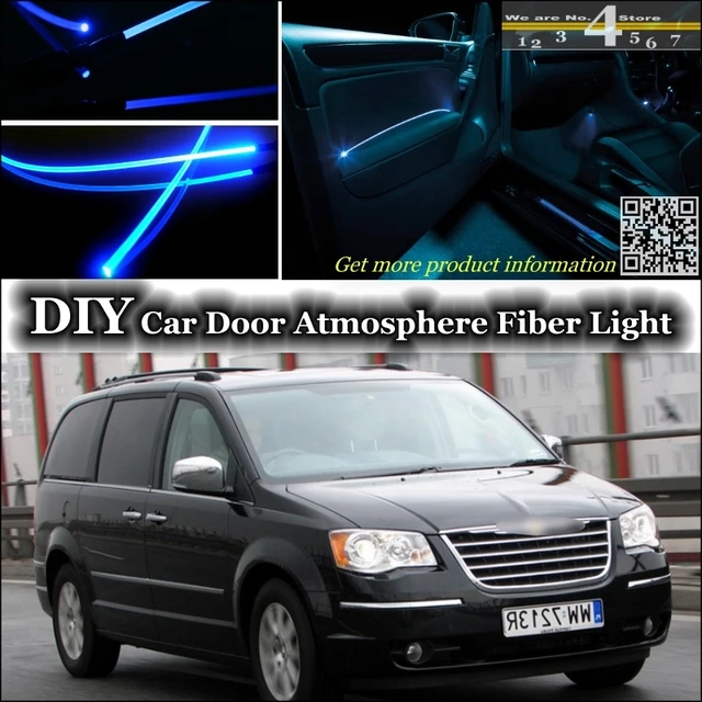 Product Review: interior Ambient Light Tuning Atmosphere Fiber Optic Band Lights For Chrysler Voyager For Lancia Voyager Door Panel illumination