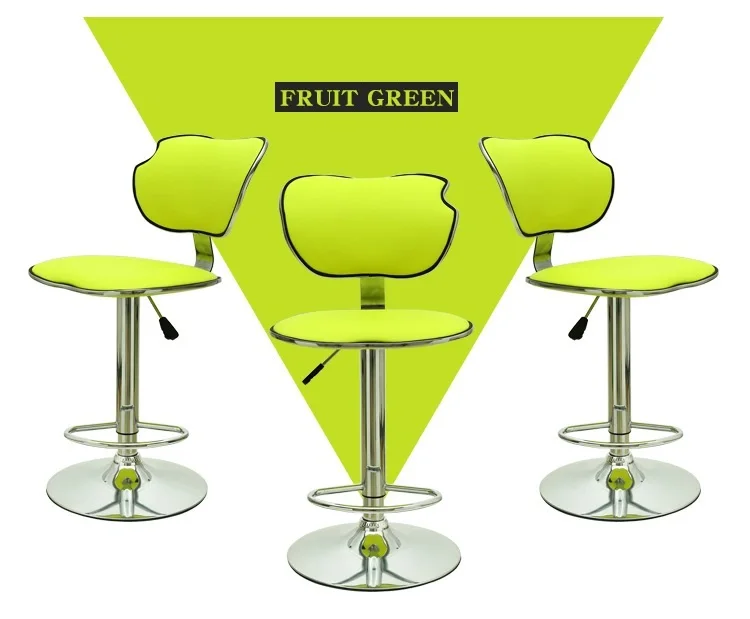 KTV bar chair restaurant hotel green color stool retail wholesale free shipping
