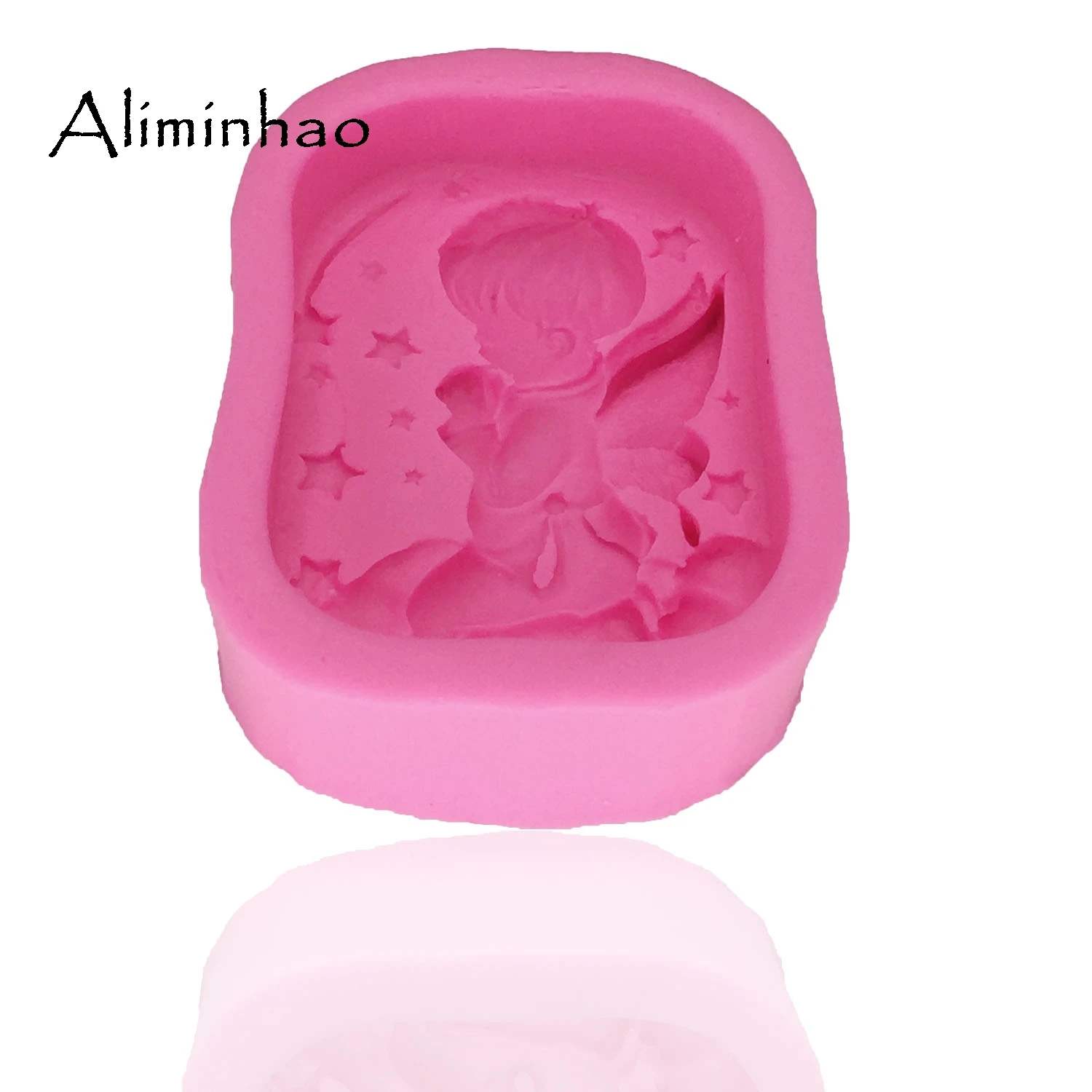 B0340 мальчик Ангел молящийся DIY шоколадный Сахар ремесло силиконовая форма для