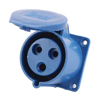 

AC220V-250V 32A IP44 2P+E 3-Terminal Female Industrial Consealed Straight Socket