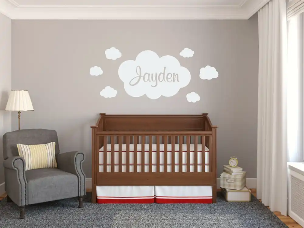 baby girl nursery stickers