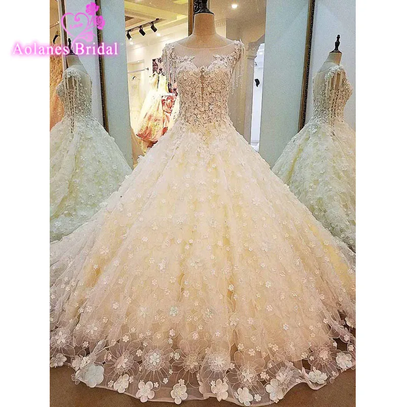 comprar venta caliente en línea precios baratos 2017 New Sexy High Quality See Through Flowers Ball Gown Wedding ... comprar venta caliente en línea precios baratos 2017 New Sexy High Quality See Through Flowers Ball Gown Wedding ...