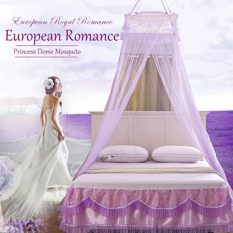 

Bedding Adult Goods Mosquito Net cibinlik canopy Romantic Round Bed Mosquito Net ciel de lit klamboe Mosquiteiro Bed Canopy