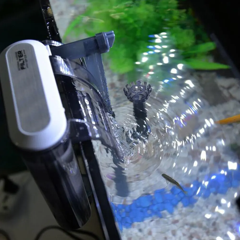 

Surface skimmer aquarium Hang on filter UV light Submersibl 3-in-1 External Fish Tank Power Filter waterfall aquarium fish tank