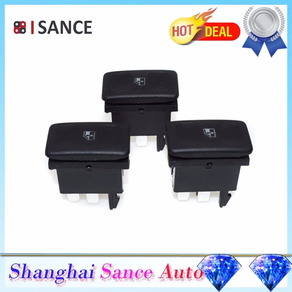

ISANCE Electric Door Window Switch Control Button of 3 pcs 191959855 For VW Golf Jetta Caddy II Polo LT Seat Cordoba Ibiza II