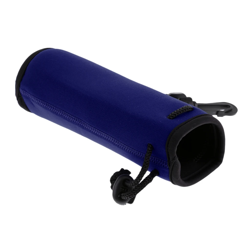 Water Bottle Holder Insulated Neoprene Water Bottle Cooler Cover Sleeve Tote Bag for Women Men Biker 500ml(16.9 OZ)