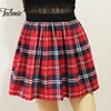 Jaderic  Harajuku 2022 Women Fashion Autumn Winter high waist pleated skirt Wind Cosplay plaid skirt kawaii Female Skirts ► Photo 1/5