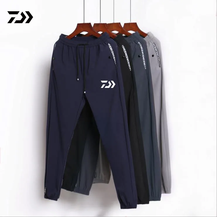 

New Arrival Men DAIWA Fishing Pants Summer Spring Breathable Quick Dry Slim Fit Hiking Fishing Clothes Man Outdoor Sport Clothes