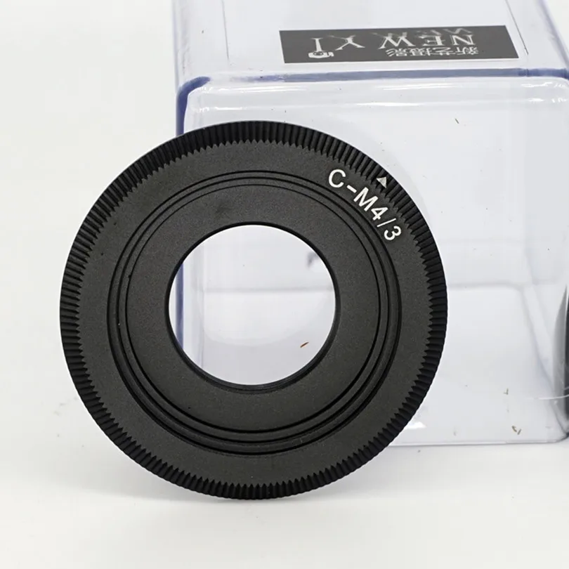 Black lens adapter C mount Lens to Micro 4/3 adapter C M4/3 for Olympus