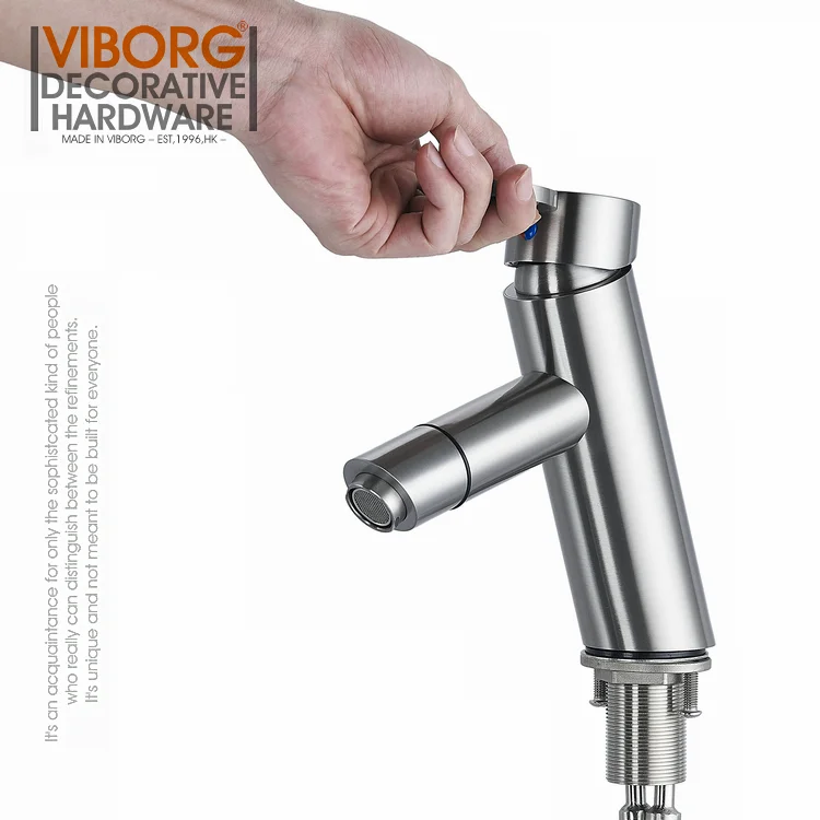 فيبورغ ديلوكس الصلبة SUS304 الفولاذ المقاوم للصدأ الرصاص خالية واحدة مقبض الحمام الغرور مرحاض حوض بالوعة صنبور حوض خلاط صنبور فيبورغ ديلوكس الصلبة SUS304 الفولاذ المقاوم للصدأ الرصاص خالية واحدة مقبض الحمام الغرور مرحاض حوض بالوعة صنبور حوض خلاط صنبور