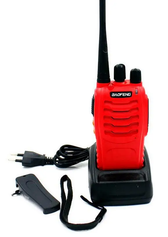 Baofeng BF-888S walkie talkie 5 Вт 5 км UHF 400-470 МГц 16 каналов портативный Радиоприемник двухстороннее радио - Цвет: BF888S Red