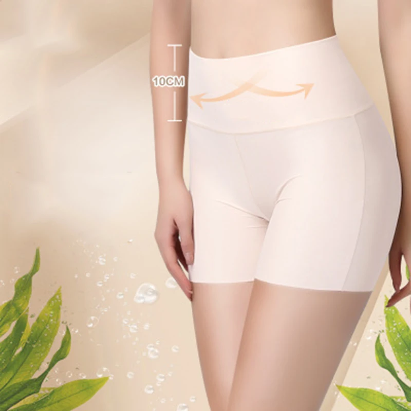 

Women Shorts Panties Sexy Seamless Abdomen Women Safaty Short Pants Female Anti-lighting Solid Color Soft Comfortable