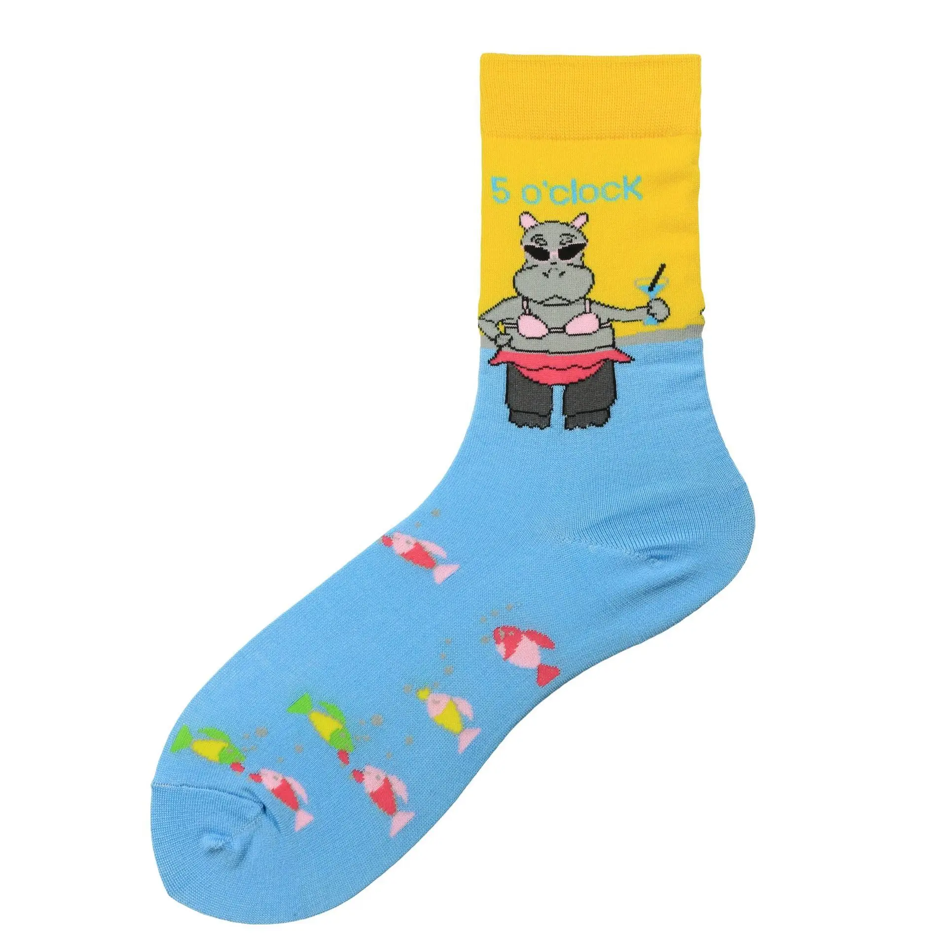 Хлопковые женские носки в стиле Харадзюку, цветные милые забавные носки с героями мультфильмов в стиле кавайной собаки, кошки, пингвина, женский новогодний подарок - Цвет: 11