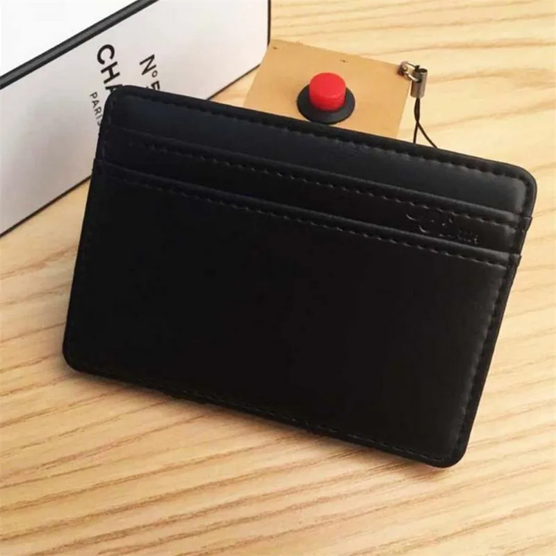 Новая мода мини кожаный бумажник ID кредитный держатель для карт мужской маленький кошелек кошельки