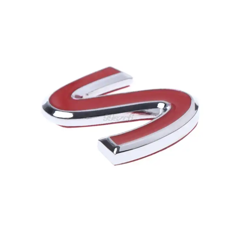 Red S Emblem Badge Car Styling Metal Sticker Reing Rear Trunk Red S Emblem Badge Car Styling Metal Sticker Reing Rear Trunk Fender Decal For Infiniti Q50 Q50l Q30 Q70 Ipl In Emblems From Automobiles