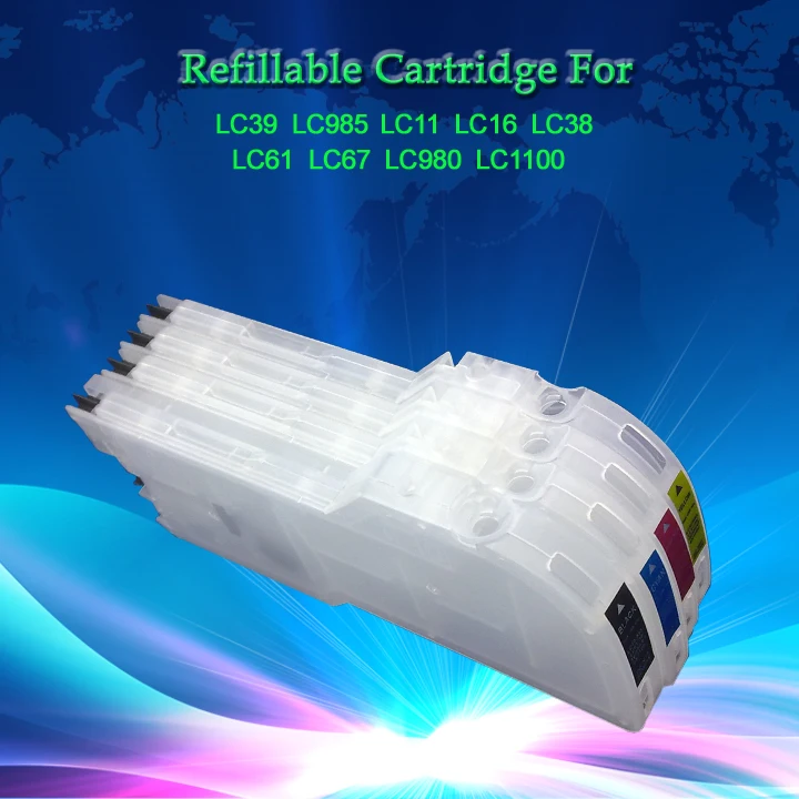 

XIMO Bulk ink system refill cartridge for brother Lc11 Lc16 Lc38 Lc61 Lc65 Lc980 LC990 Lc1100