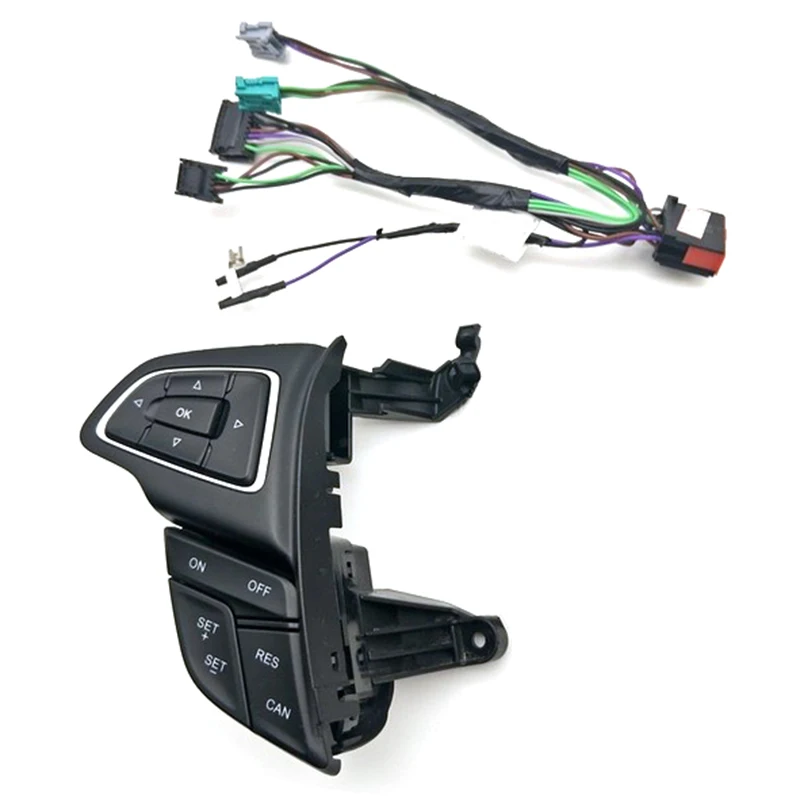 Для Ford Focus Mk3- Kuga круиз-контроль переключатель многофункциональное рулевое колесо Кнопка Bluetooth аудио кнопка