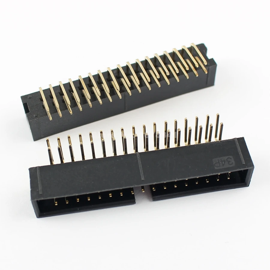 100 шт. прямоугольные штекерные разъемы 2 54 мм 2x17 Pin 34 | Обустройство дома