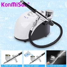 Профессиональный Аэрограф, наборы для макияжа, воздушный компрессор, распылитель, макияж, пистолет, наборы для Временной Татуировки, лица, тела, краски для ногтей, торта, краски, инструменты