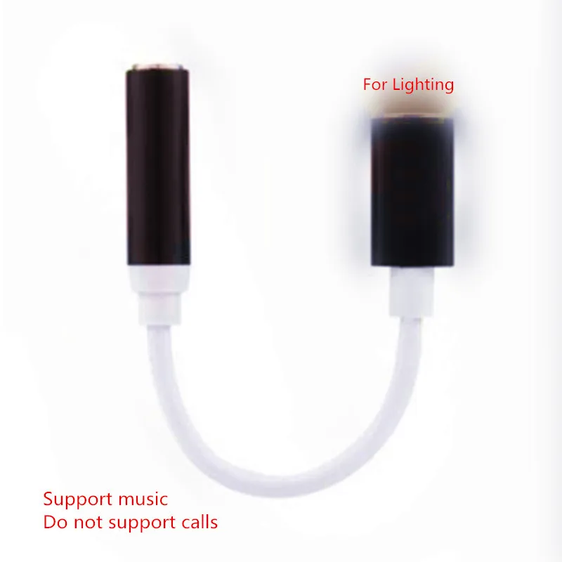 

3.5 MM Headphone Adapter for iPhone 7/8 Plus X Phone Adapter Cable Converter Listening to Music Headset in-line Control Cable