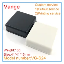 40 шт./лот, малая форма, изготовленный экструзионный чехол 41*41*15 мм, корпус из АБС-пластика с винтами для электрического шасси