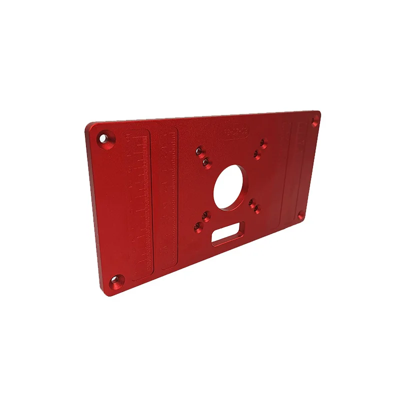 RT0700C universal 2 in 1 Aluminum Router Table Insert Plate Router Table Plate for Woodworking Benches