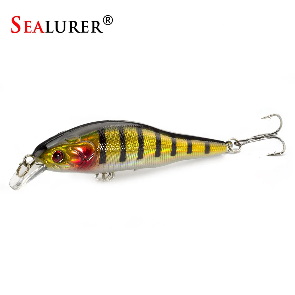 SEALURER 9 см 5 г рыболовная приманка Jerkbait воблеры рыболовные снасти 3D глаза гольян