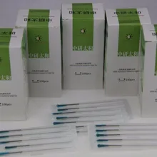 Zhongyantaihe стерильные иглы для иглотерапии одноразовые трубки иглы одна игла с одной направляющей трубки массаж красоты