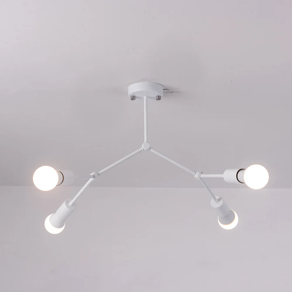  Multi Heads Ceiling Lights Led Ceiling Lamp Retro Industrial Luminaria Personality Lamparas For Liv - 33002183828
