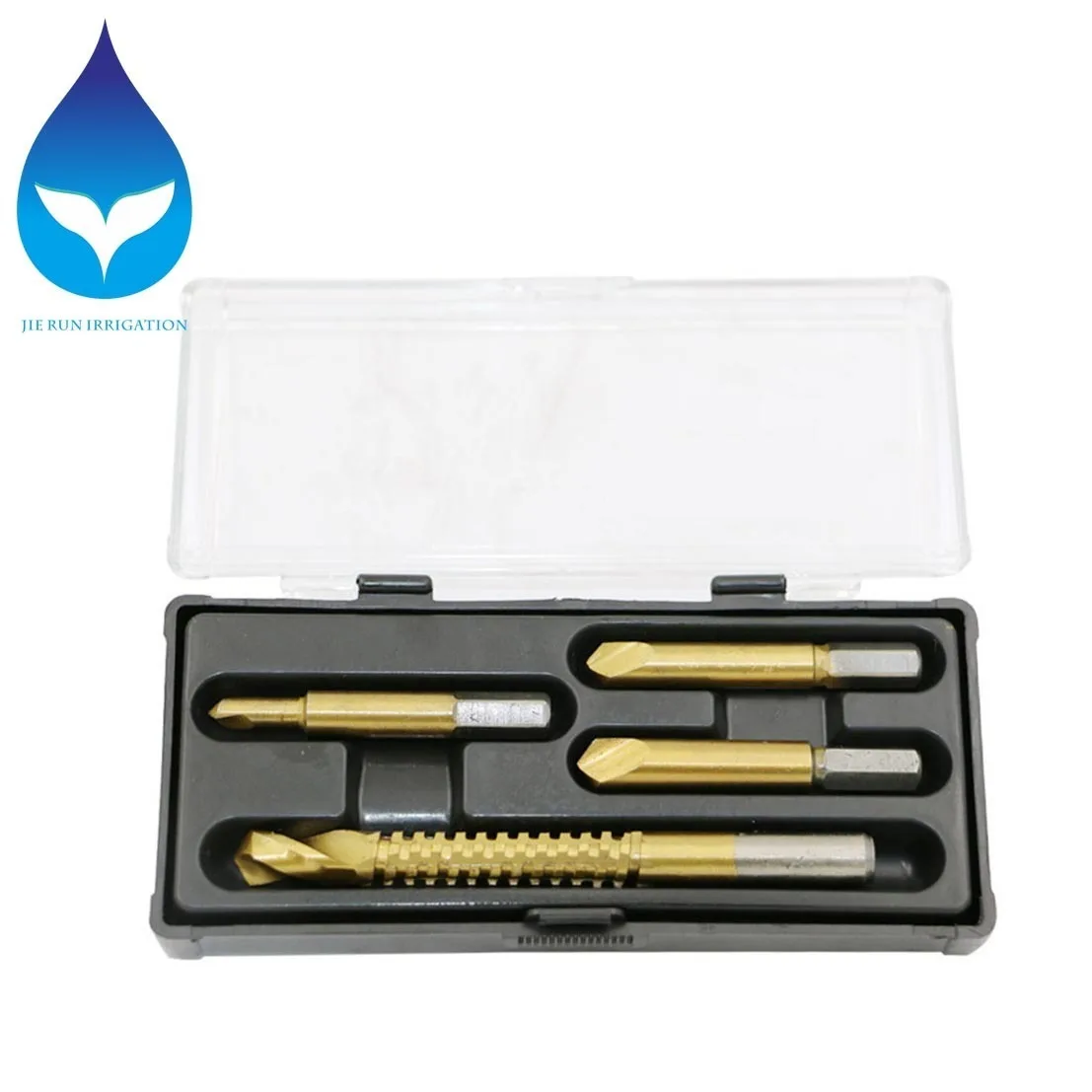 4pcs Hss Titanium Wood Screw Remover Extractor Saw Drill Screw