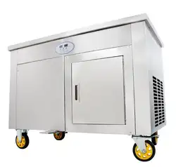 -40 градусов с импортный компрессор проката Мороженое ice машина для выпечки блинов жареные льда с перегородкой