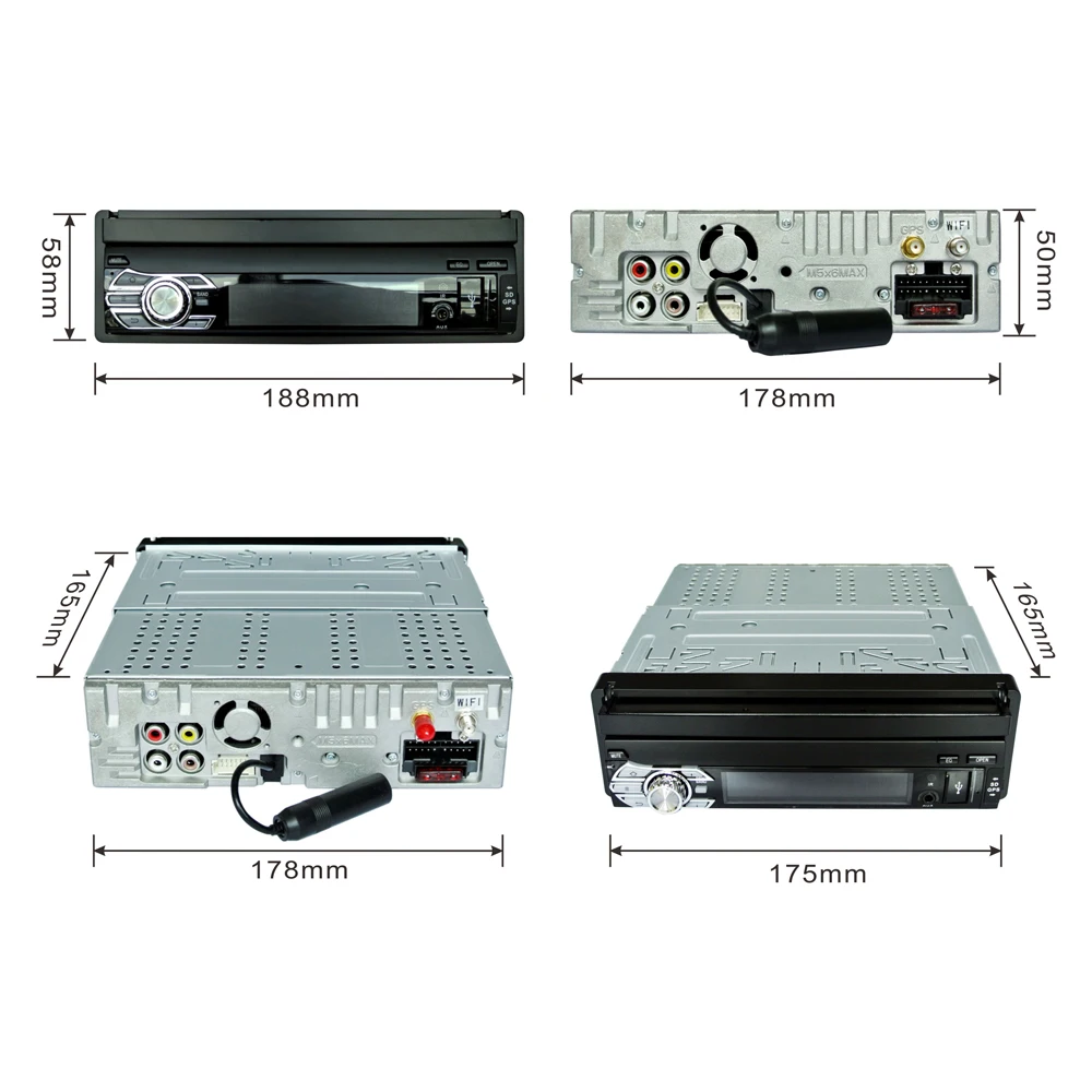 1 Din Android 7.1 Car Radio Stereo Universal 7