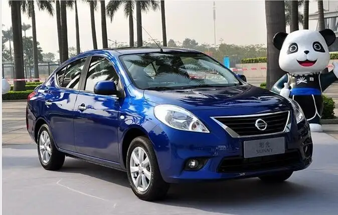 Для 2011- Nissan Versa Almera Автомобильный задний бампер Нержавеющая сталь задний бампер для автомобильного стайлинга наклейки аксессуары 1 шт