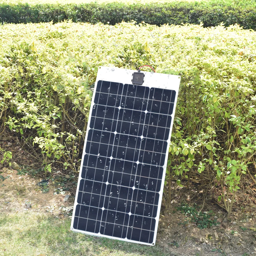 

BOGUANG 18V 60W Solar panel Junction box with 10A diode panel solar paine china For 12V Battery Fishing Boat Cabin Camping
