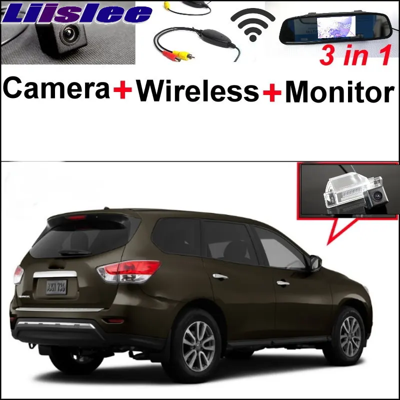 

Liislee For Nissan Pathfinder R52 2013~2017 3 in1 Special Camera + Wireless Receiver + Mirror Monitor Easy DIY Parking System