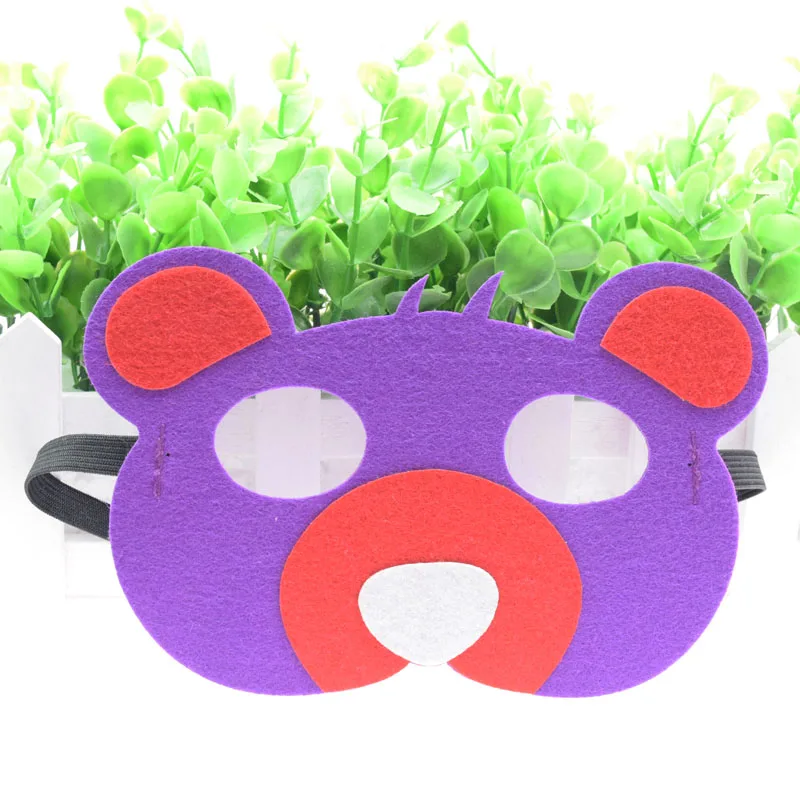 

Mask Bear Super Hero Glasses Mask Kids Baby Boy Girl Costume Star Wars Halloween Xmas Avengers DIY Masquerade Eye Mask Cosplay