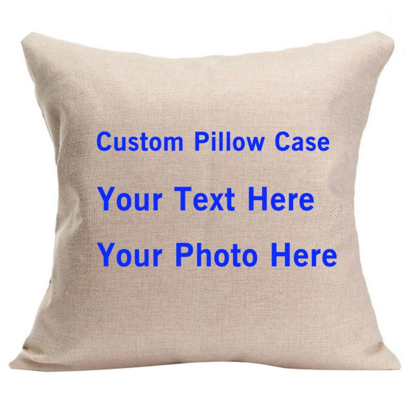 custom cotton cushion pillow