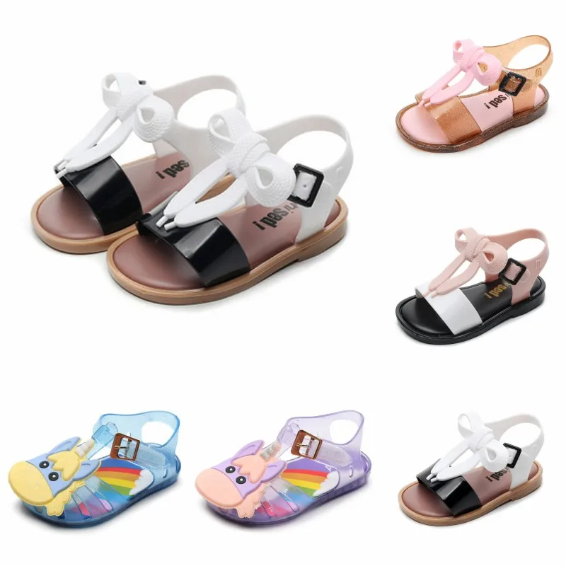 

Toddler Girl Sandals 2019 New Summer Mini Twins Mouse Animal Pattern Shoes Jelly Shoe Sandals Girl Non-slip Kids Sandal