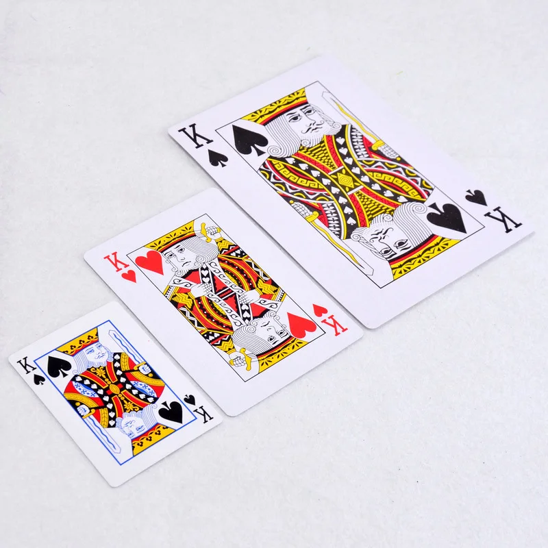 3 Размеры 2/4/9 раз супер большой гигантский Jumbo игральные карты полная колода огромный Стандартный с цифровым принтом Новинка индекс покера игральные карты веселые игры