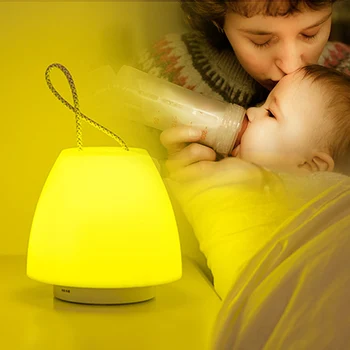 

LED Night Light Lamp USB Charging Handheld Portable for Bedroom Bedside Bathroom CLH@8