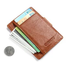 GUBINTU, Модный женский мужской кошелек, зажим для денег, магнитный зажим, Ультратонкий карманный зажим, чехол для кредитных карт, мини креативный кошелек