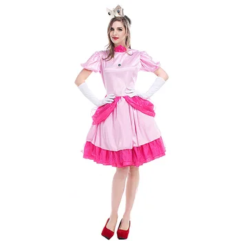 

New Halloween Queen Peach Princess Pink Stage Dress Party Queen Fairy Tale Queen Show Clothing Stage Performance L18817122