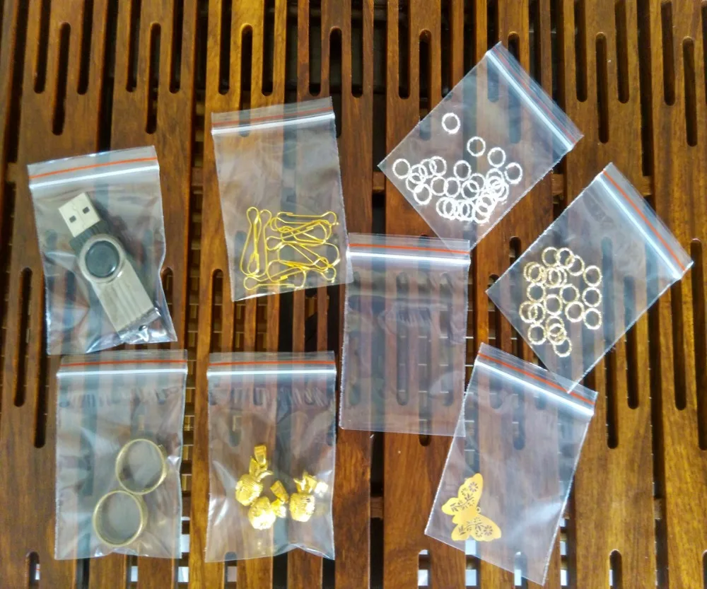 jewelry display and packaging 100pcs/lot Small Zip Lock Transparent Self Sealing Plastic Bags Gift Jewelry Packaging bags Poly Opp Bag Plastic Bags with zip jewelry display bags