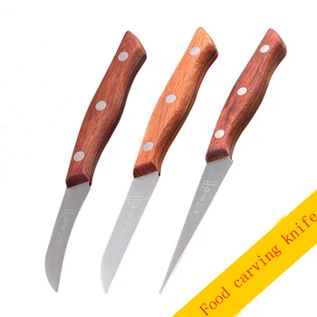 

Free Shipping SHENGDE Chef Vegetables Fruit Carving Knife 3 PCS Set Professional Food Carving Knives Kitchen Fruit Carved Graver
