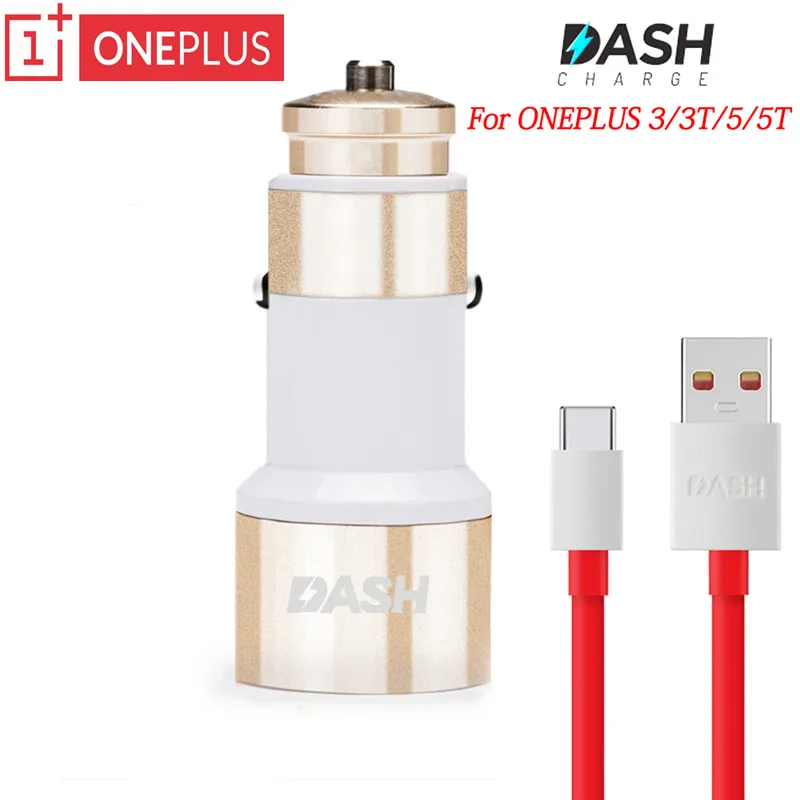 

Original Dash Car Charger 5V/4A USB Quick Charger Adapter 100CM USB 3.1 Type C Fast Charging Dash Cable For Oneplus 3 3T 5 5T 6