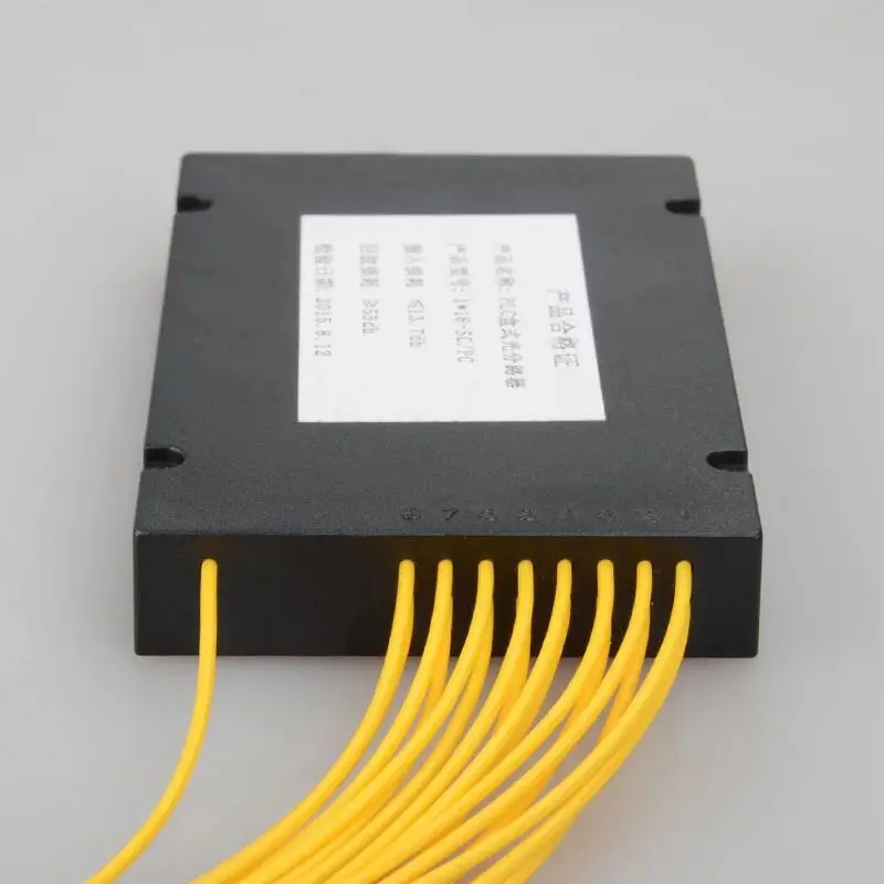 1*16 PLC волоконно-оптический сплиттер Тип коробки 1x16 Кассетный волоконный кабель разветвляющее устройство
