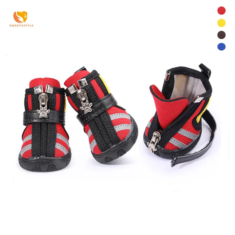 

Reflective Dog Shoes Casual Breathable Striped Sport Shoe Pet Cat Chihuahua French Bulldog Spring Summer Autumn Winter Footwear