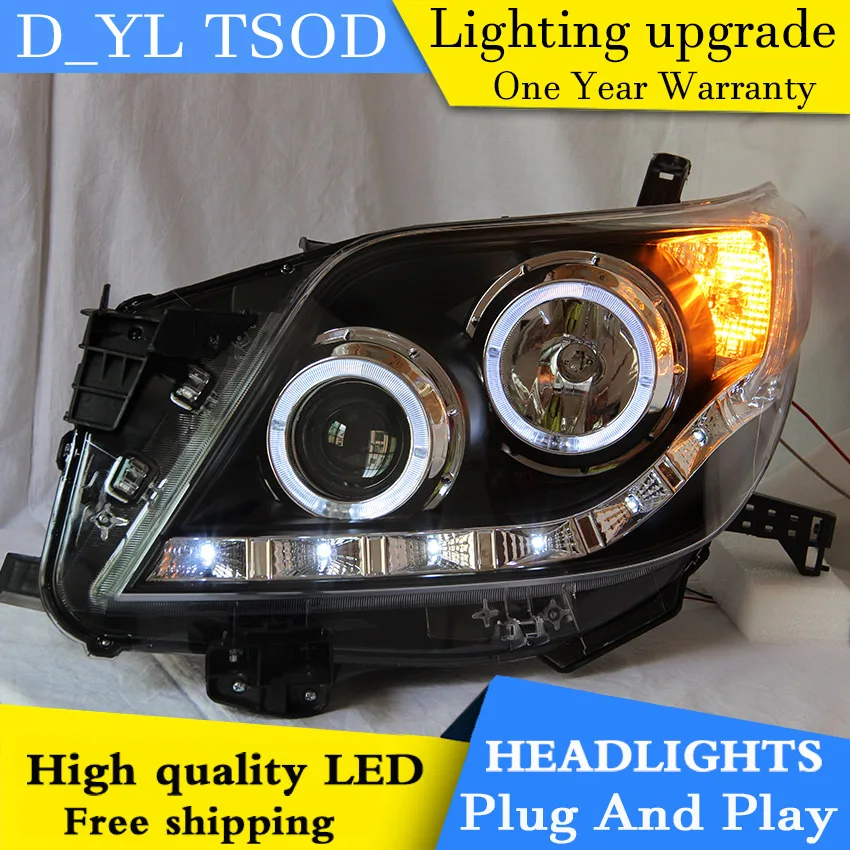 Car styling for Honda Prado FJ150 LED Headlights 2009 2012 Headlamp